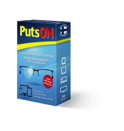 PUTSON SILMÄLASIEN PUHDISTUSPYYHE 10 KPL