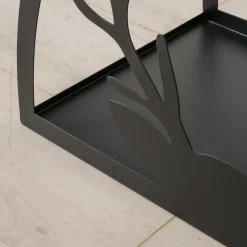 PUUNKANTOKORI PORO 55X32X38CMMETALLIA MUSTA