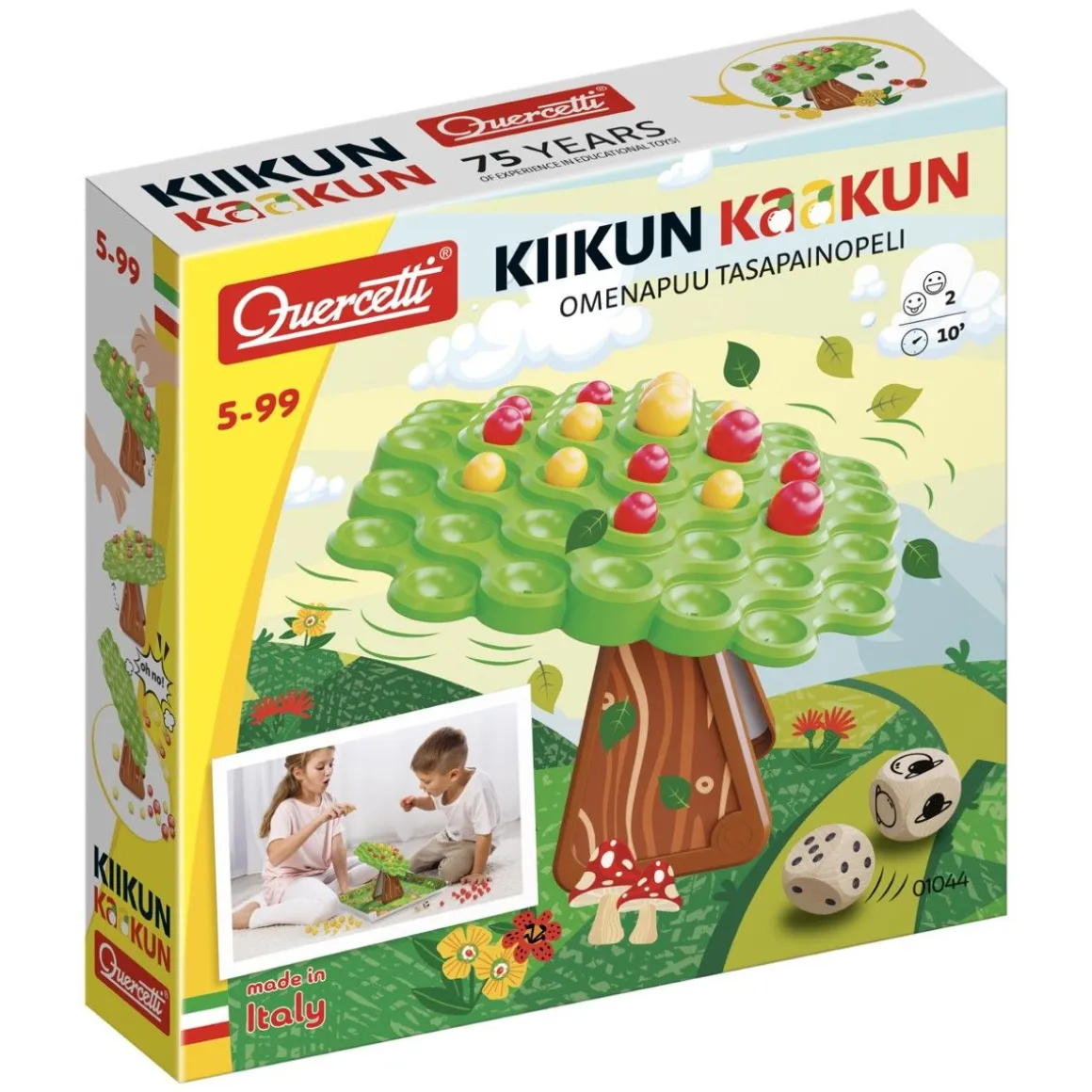 QUERCETTI KIIKUN KAAKUN - STAY APPLE -TASAPAINOPELI