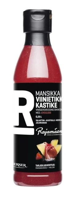 RAJAMÄEN MANSIKKA VIINIETIKKAKASTIKE 250 ML