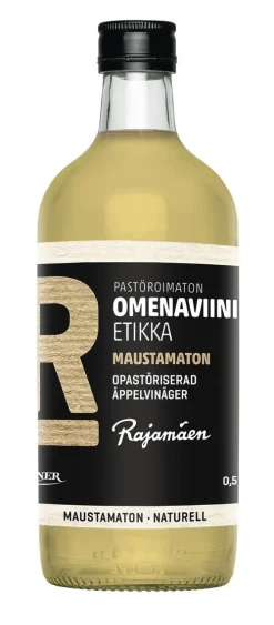 RAJAMÄEN PASTÖROIMATON OMENAVIINIETIKKA 500 ML