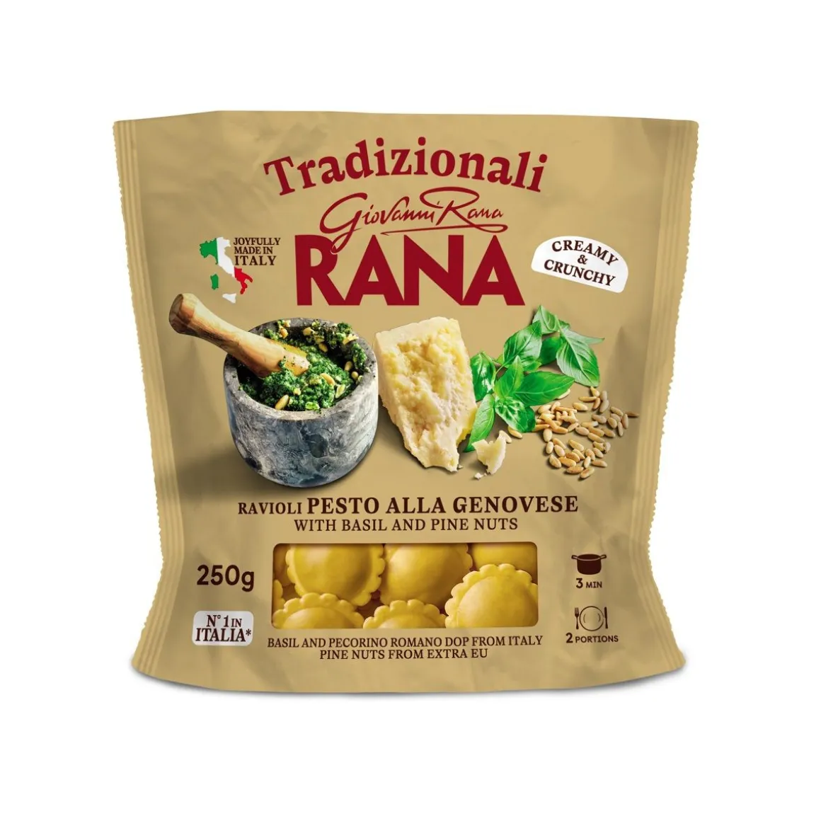 RANA TORTELLINI BASILIKA-PINJANSIEMEN PESTO TUOREPA