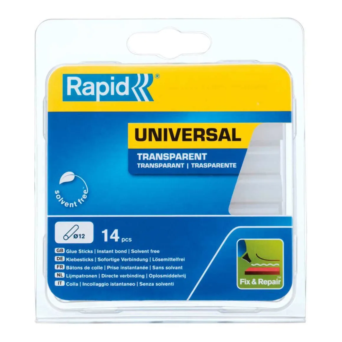 RAPID LIIMA 12MM YLEISKÄYTTÖ KIRKAS