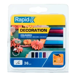 RAPID-TOOLS KUUMALIIMA 7MM VÄRIKÄS 36KPL CLASSIC