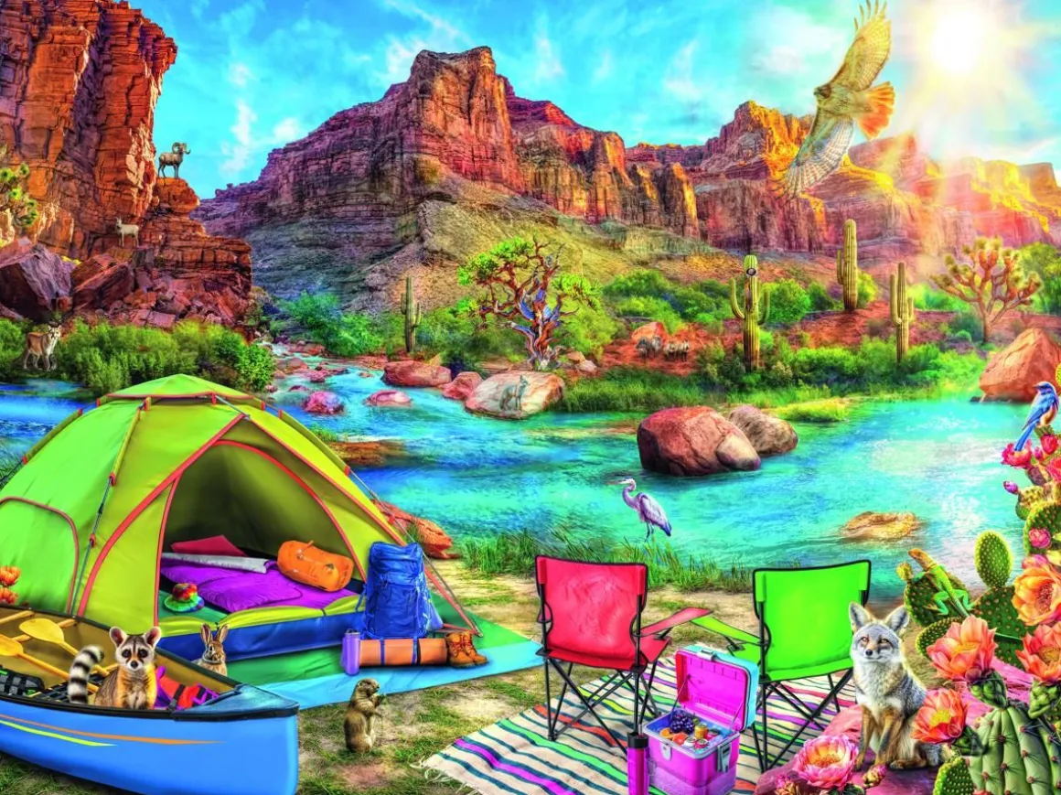 RAVENSBURGER PALAPELI 1500P CANYON CAMPING