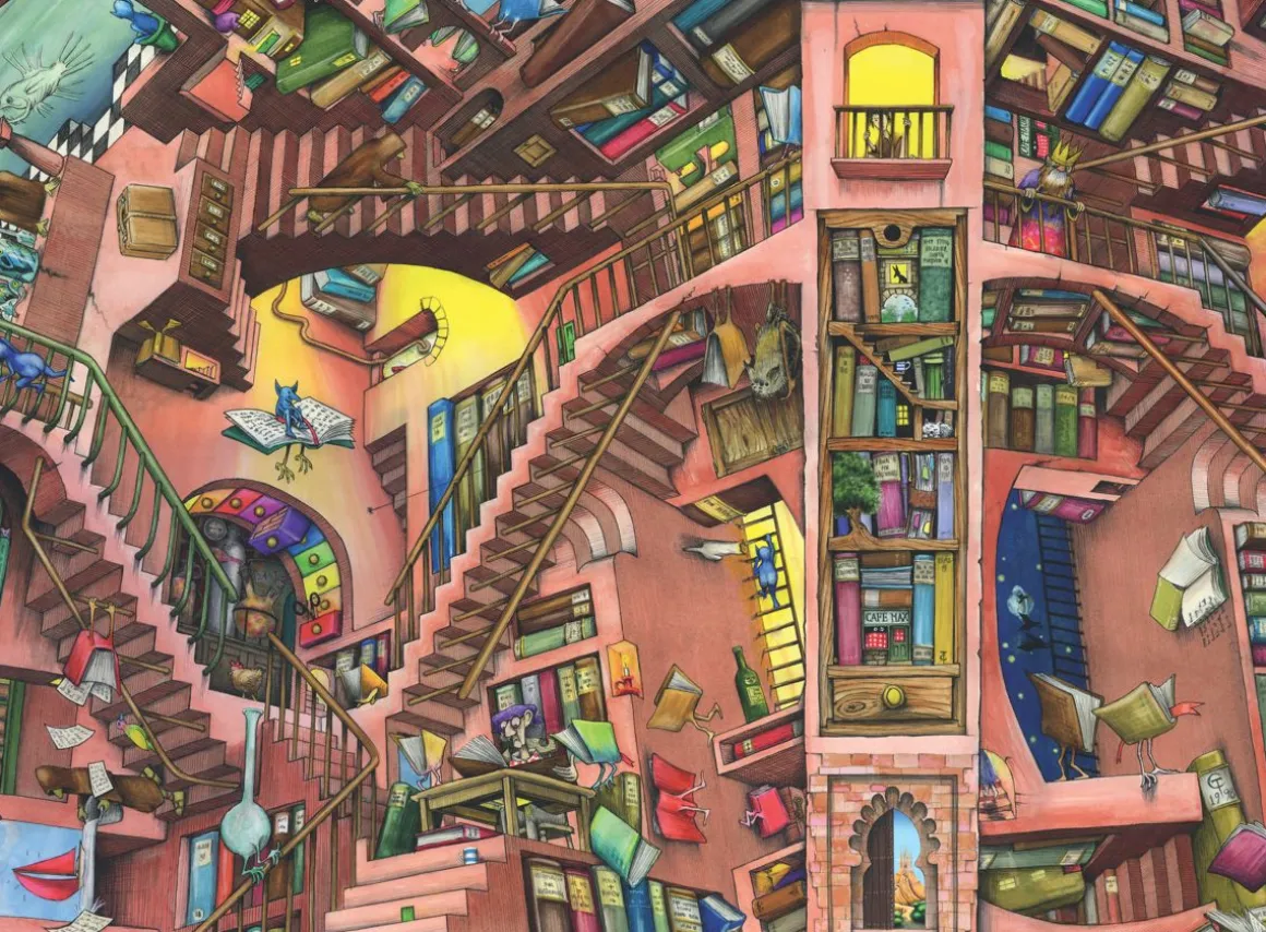 RAVENSBURGER LUDICROUS LIBRARY 500 PALAA