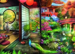 RAVENSBURGER PALAPELI 1000P JAPANESE GARDEN TEAHOUSE KYOTO