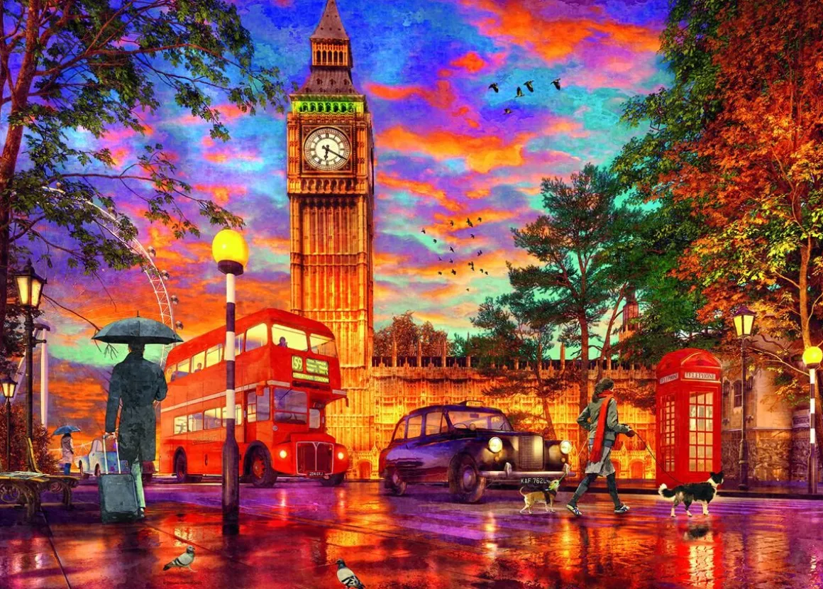 RAVENSBURGER SUNSET AT PARLIAMENT SQUARE 1000 PALAA