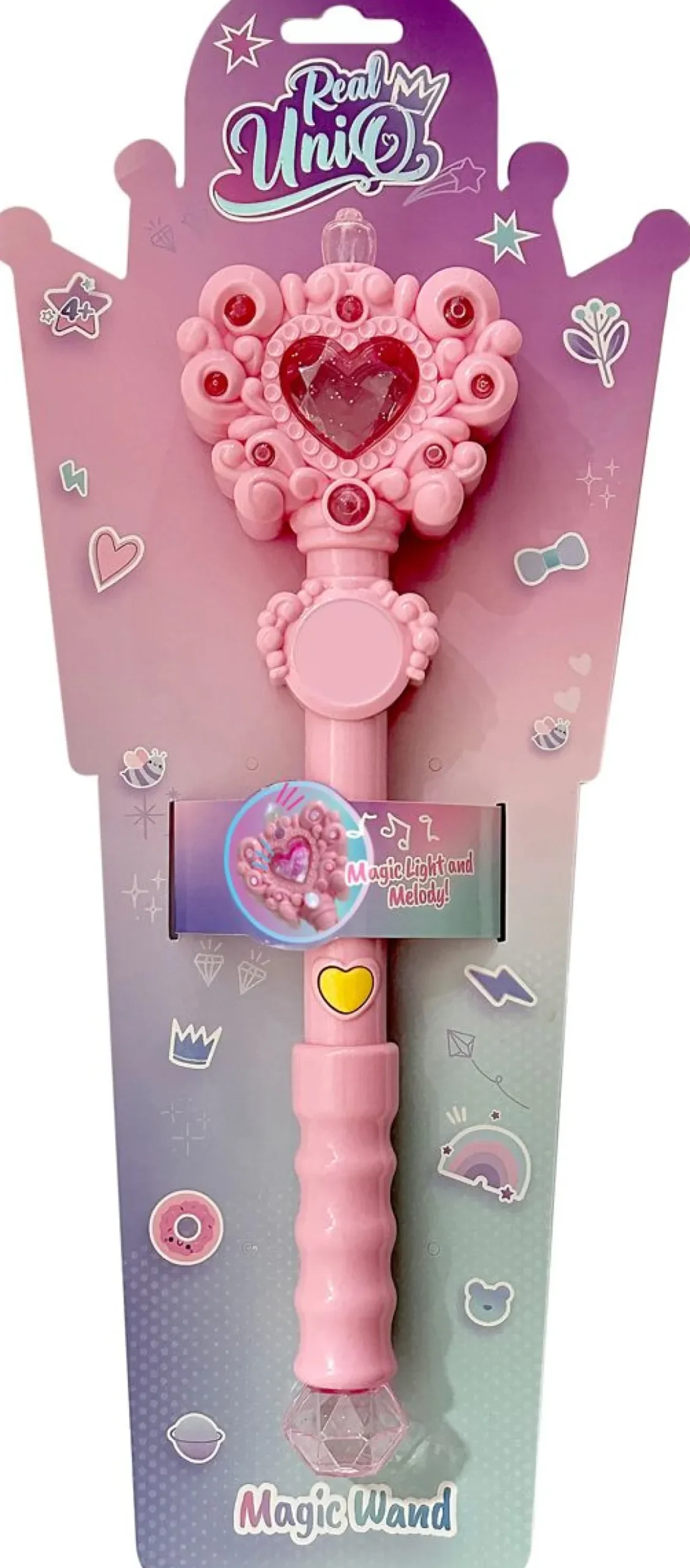REAL UNIQ MAGIC WAND -TAIKASAUVA, VALO- JA ÄÄNI