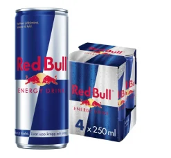 RED BULL ENERGY DRINK 0,25 TLK 4-PACK 1 L