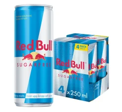 RED BULL SUGARFREE 0,25 TLK 4-PACK 1L