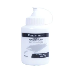 RENAISSANCE AKRYYLIMAALI 500 ML, TITANIUM WHITE
