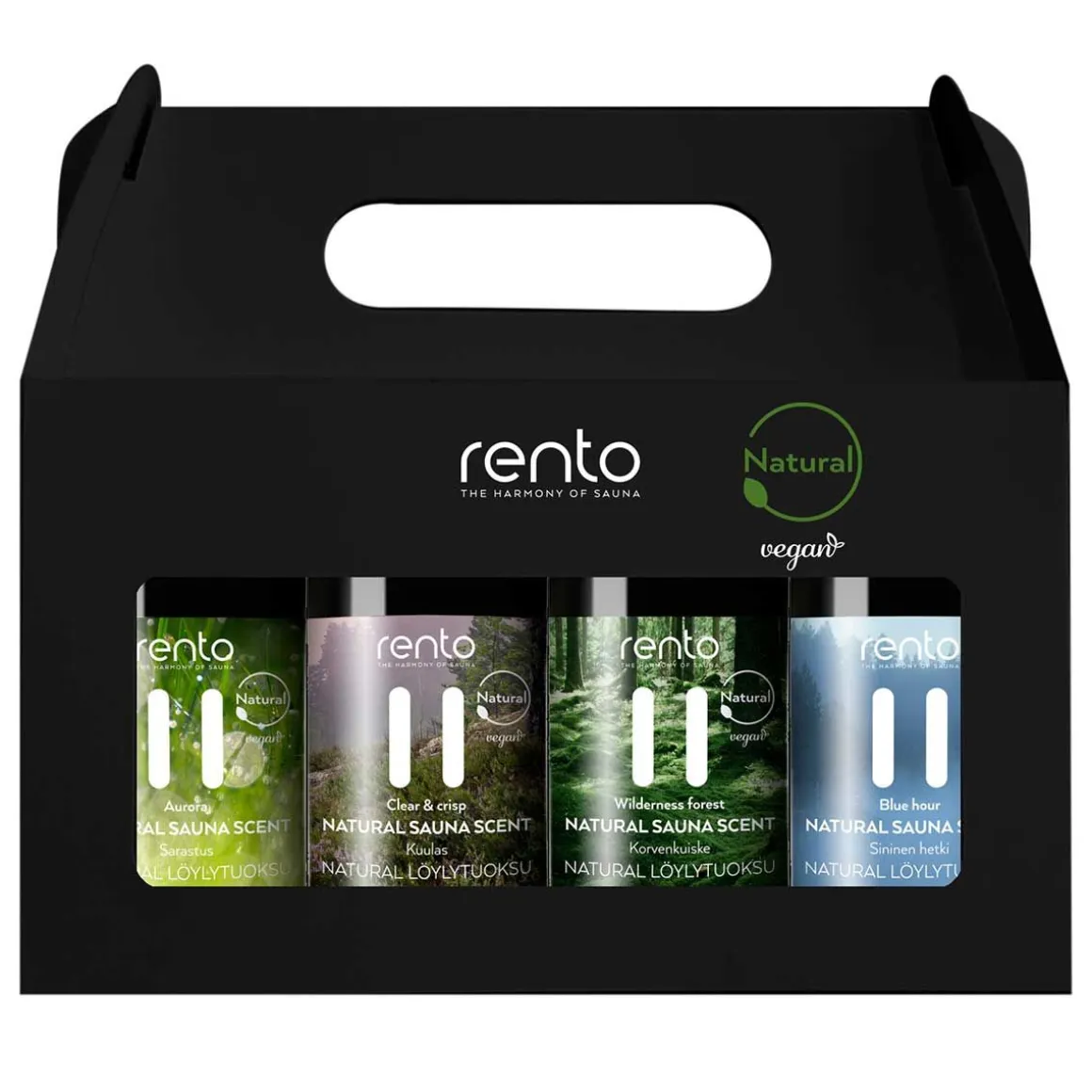 RENTO NATURAL LÖYLYTUOKSU LAHJAPAKKAUS 4 X 100 ML 400 ML