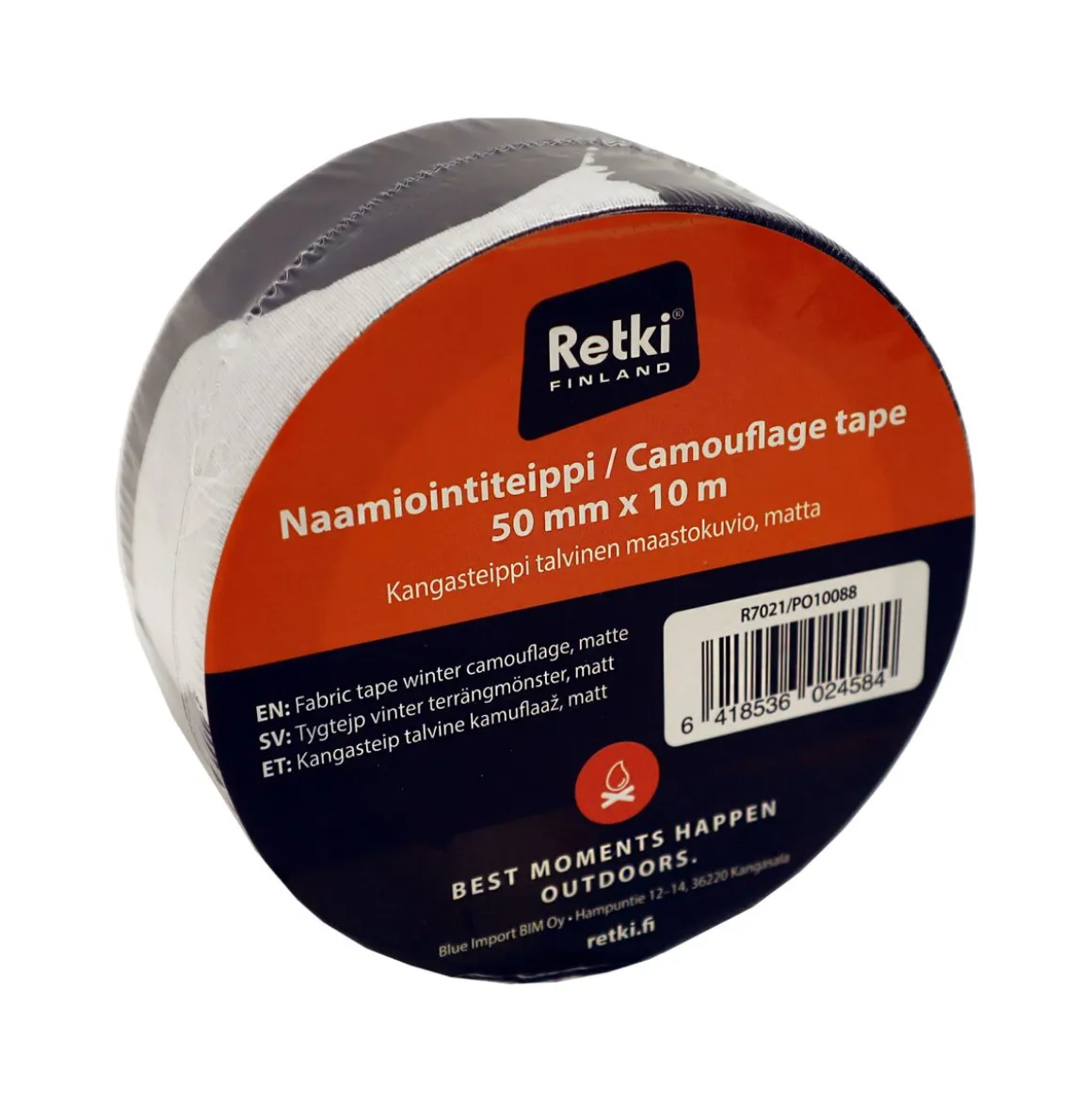 RETKI NAAMIOINTITEIPPI TALVICAMO 50MMX10M WINTER CAMO
