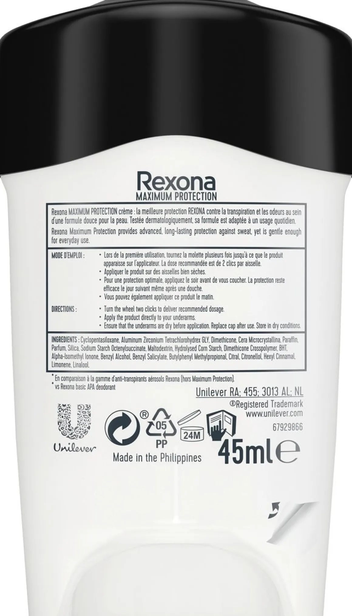 REXONA MAXIMUM PROTECTON FM CLEAN SCENT STICK 45 ML
