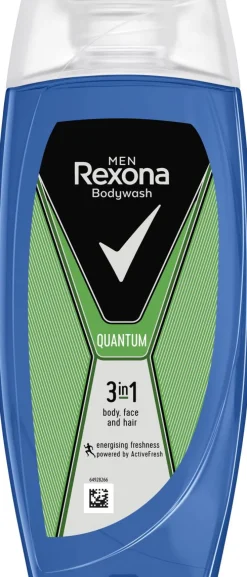 REXONA MEN SUIHKUSAIPPUA QUANTUM 2-IN-1 225 ML