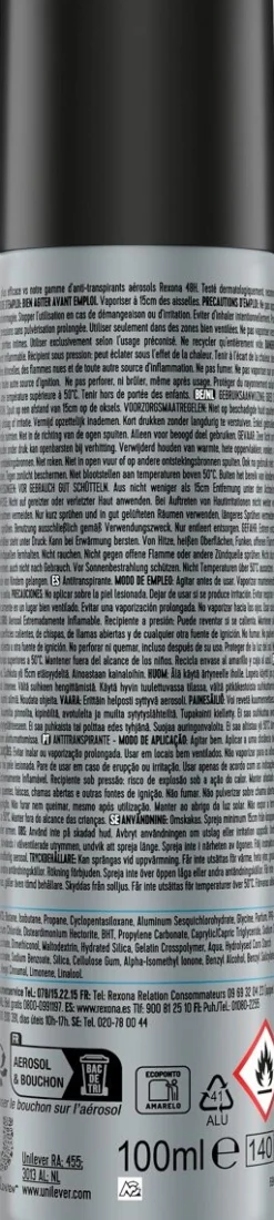 REXONA FOR MEN MAXIMUM PROTECTION CLEAN SCENT SPRAY 100 ML