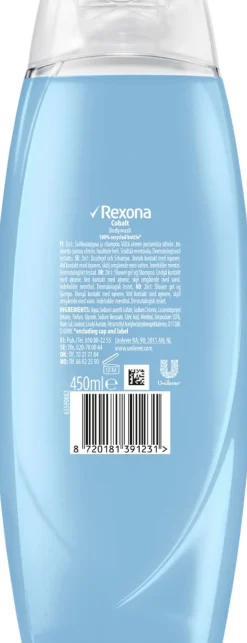 REXONA MEN SUIHKUSAIPPUA COBALT 450 ML
