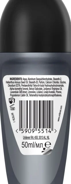 REXONA ROLL-ON MEN INVISIBLE FOR BLACK&WHITE 50 ML