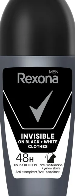 REXONA ROLL-ON MEN INVISIBLE FOR BLACK&WHITE 50 ML