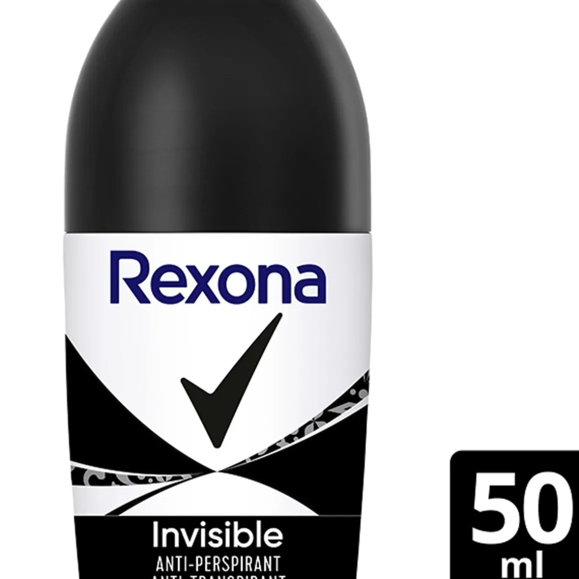 REXONA ROLL-ON WOMAN INVISIBLE ON BLACK AND WHITE CLOTHES 50 ML