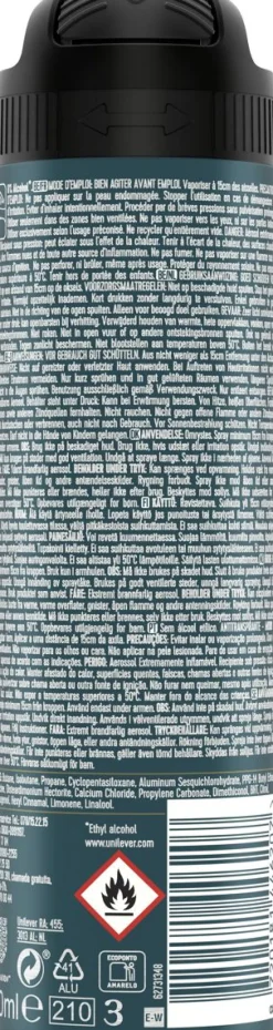 REXONA SPRAY MEN ADVANCED PROTECTION SPORT COOL 150 ML
