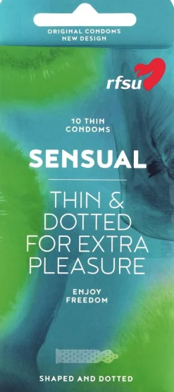 RFSU SENSUAL JUOMUKONDOMI 10 KPL
