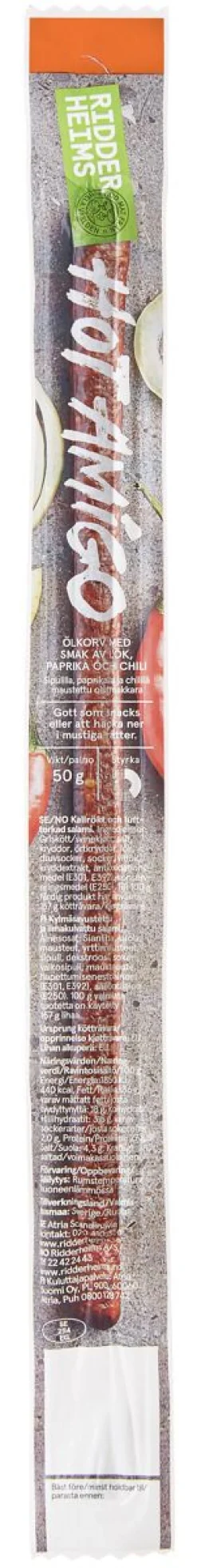 RIDDERHEIMS HOT AMIGO OLUTMAKKARA 50 G