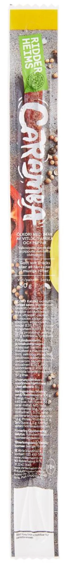 RIDDERHEIMS CARAMBA OLUTMAKKARA 50 G