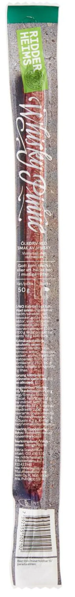RIDDERHEIMS WHISKYPINNE OLUTMAKKARA 50 G