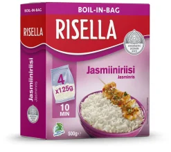 RISELLA JASMINRIISI 4X125G KEITINPUSSI 500 G