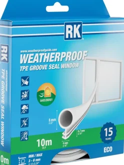 RK URATIIVISTE IKKUNA 8MM X 10M VALKOINEN 10 M