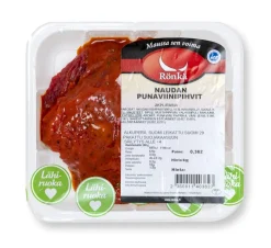 RÖNKÄ NAUDAN PUNAVIINIPIHVIT 2KPL N. 300G