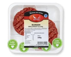 RÖNKÄ NAUDAN BURGERGRILLIPIHVI 2KPL 240 G