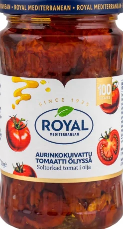 ROYAL AURINKOKUIVATTU TOMAATTI ÖLJYSSÄ 200 G