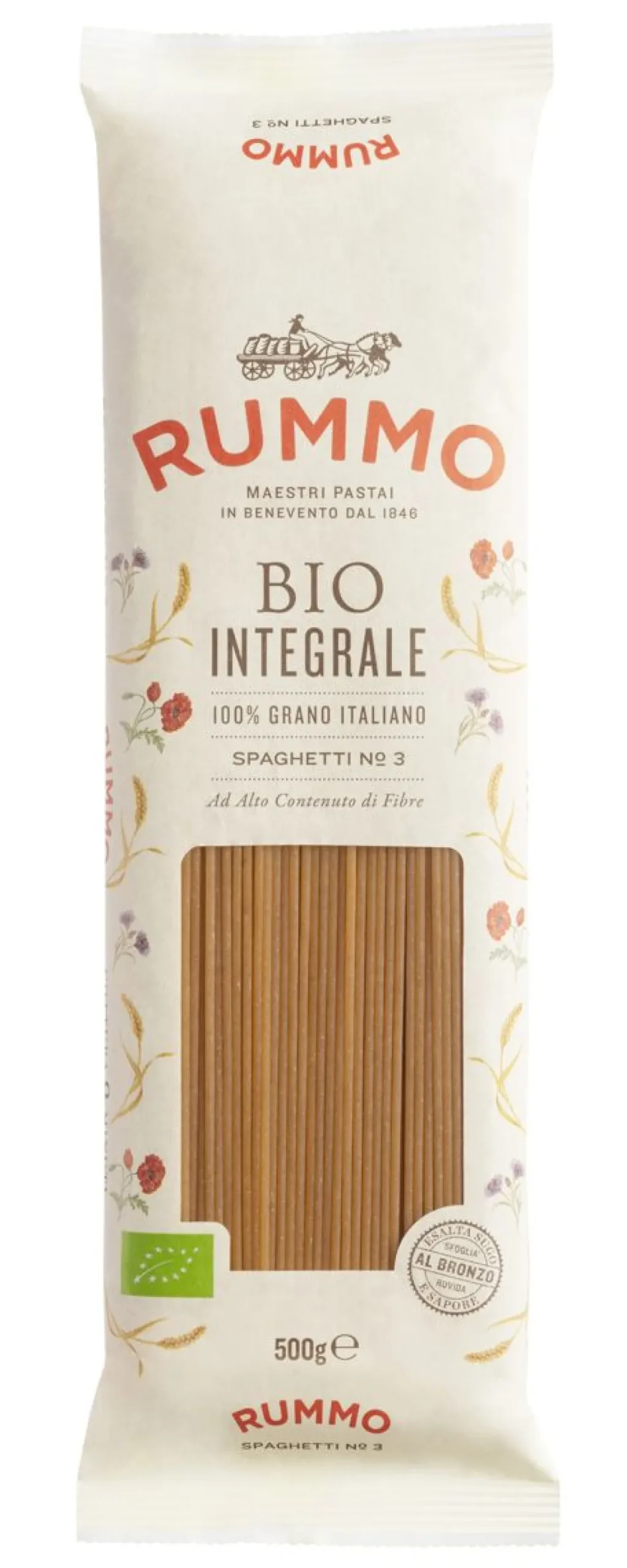 RUMMO SPAGHETTI NO:3 LUOMU+TÄYSJYVÄ 500 G