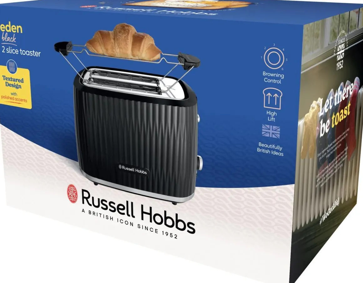 RUSSELL HOBBS EDEN LEIVÄNPAAHDIN MUSTA