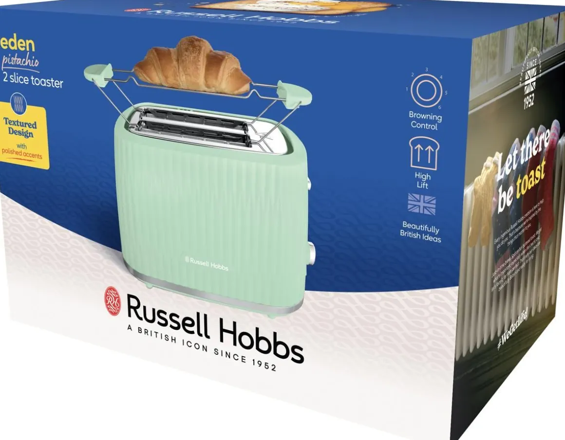 RUSSELL HOBBS EDEN PISTACHIO LEIVÄNPAAHDIN VAALEANVIHREÄ