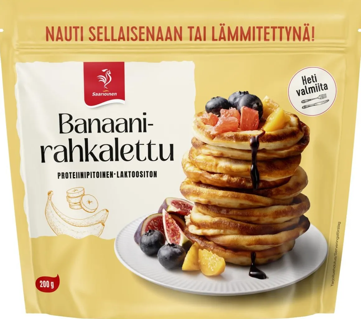 SAARIOINEN BANAANI-RAHKALETTU 200 G