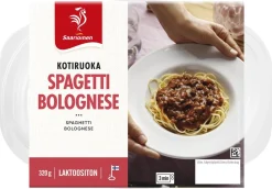 SAARIOINEN KOTIRUOKA SPAGETTI BOLOGNESE 320 G