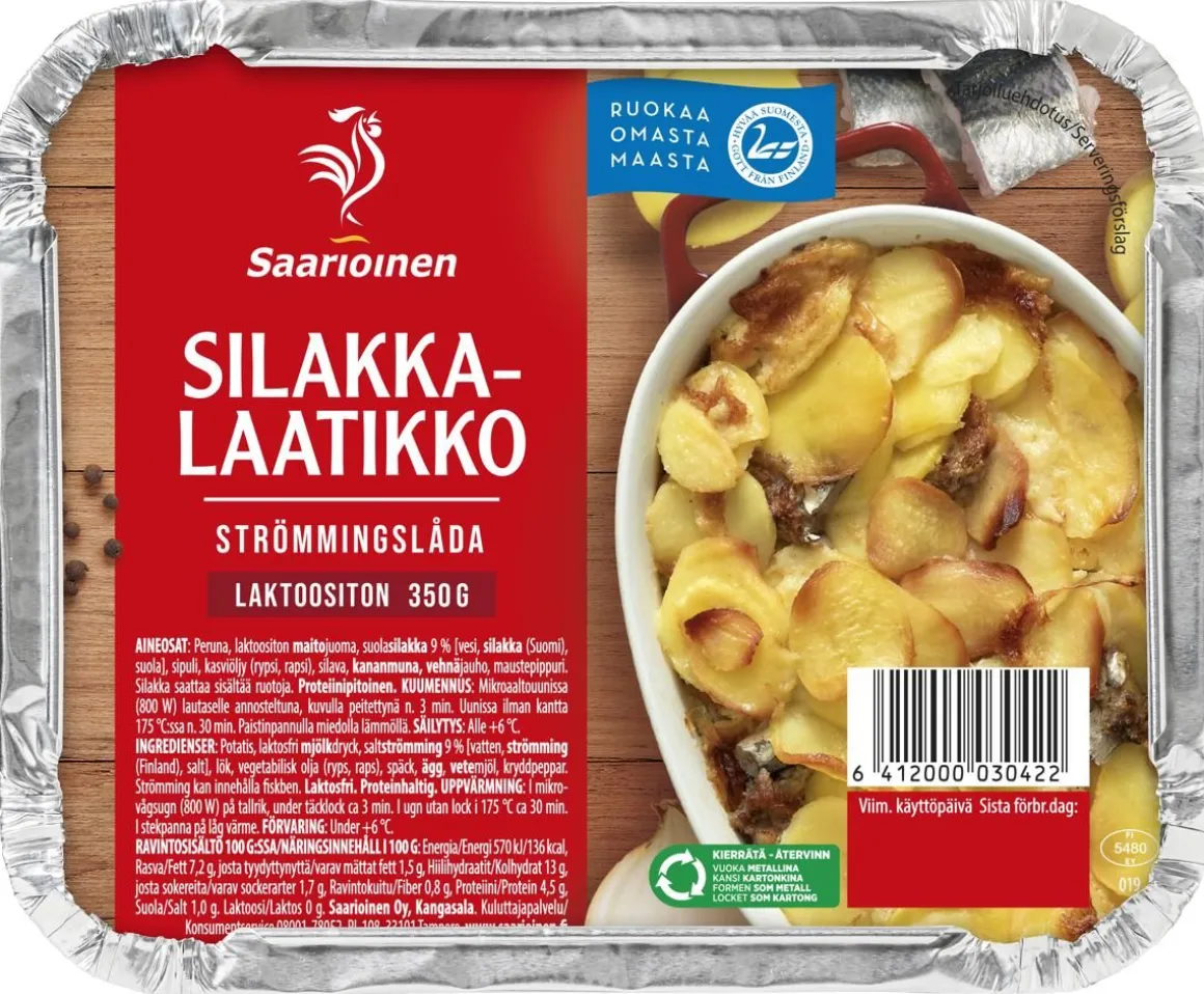 SAARIOINEN SILAKKALAATIKKO 350 G