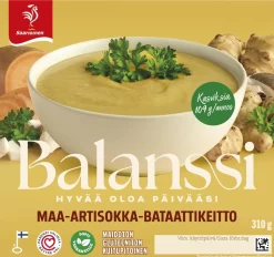 SAARIOINEN BALANSSI MAA-ARTISOKKA-BATAATTIKEITTO 310 G