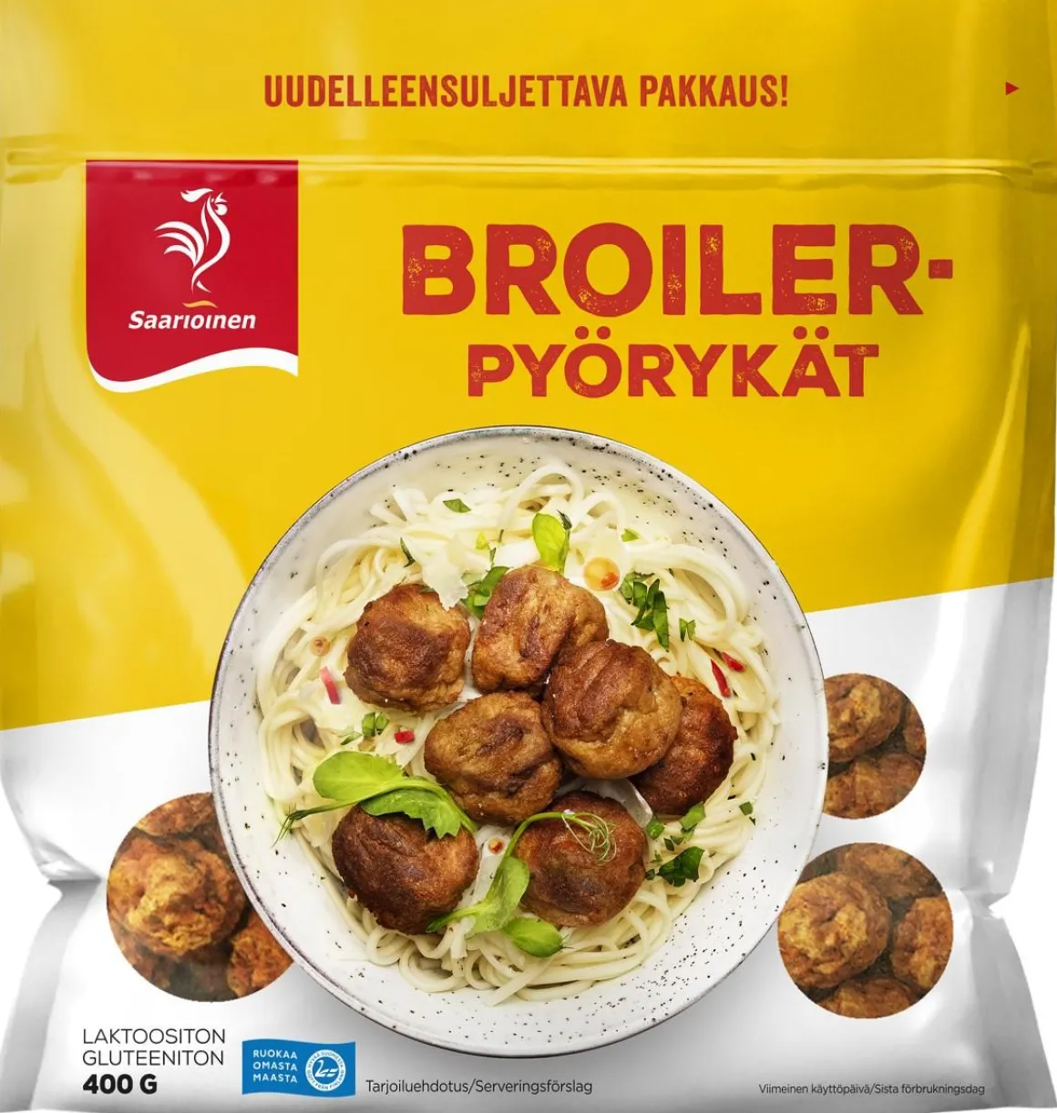 SAARIOINEN BROILERPYÖRYKÄT 400 G