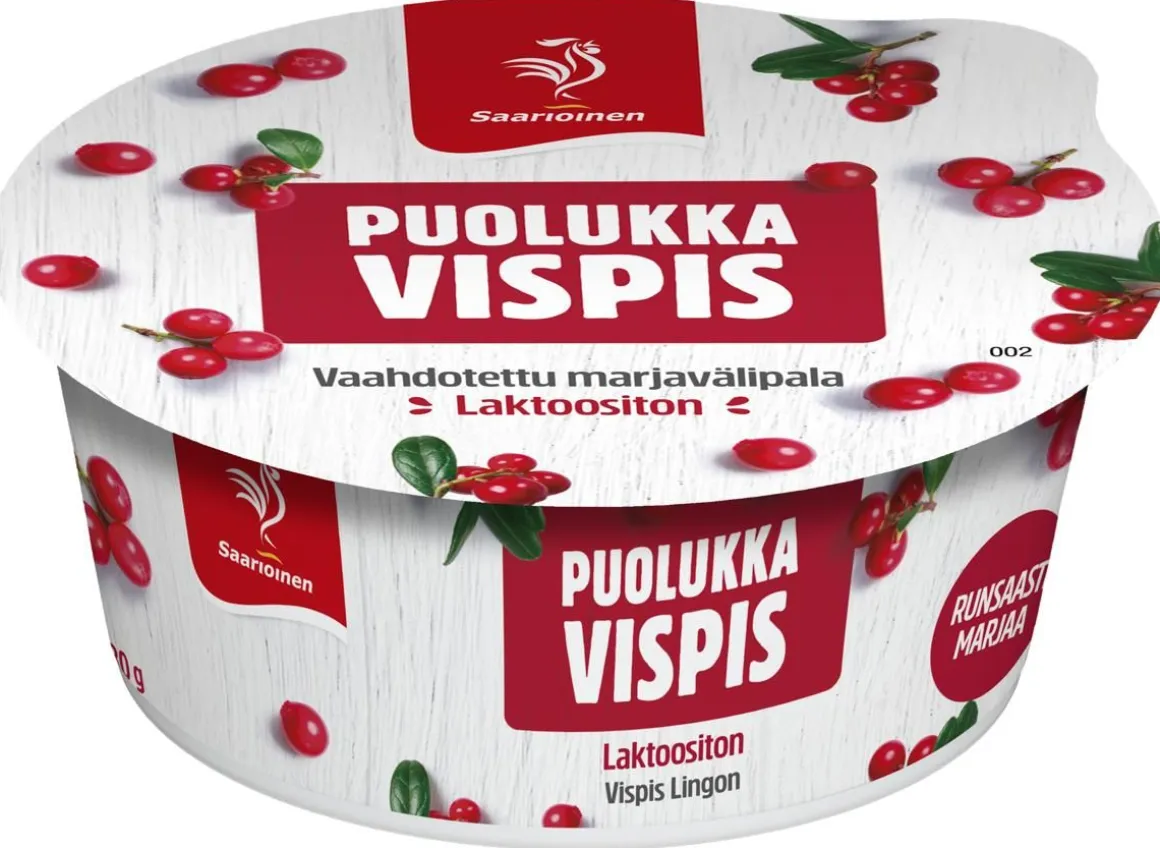 SAARIOINEN EVÄS VISPIS PUOLUKKA 130 G