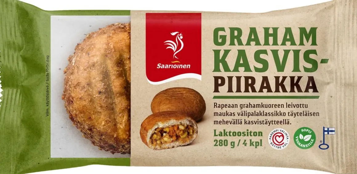 SAARIOINEN GRAHAMKASVISPIIRAKKA 4KPL 280 G