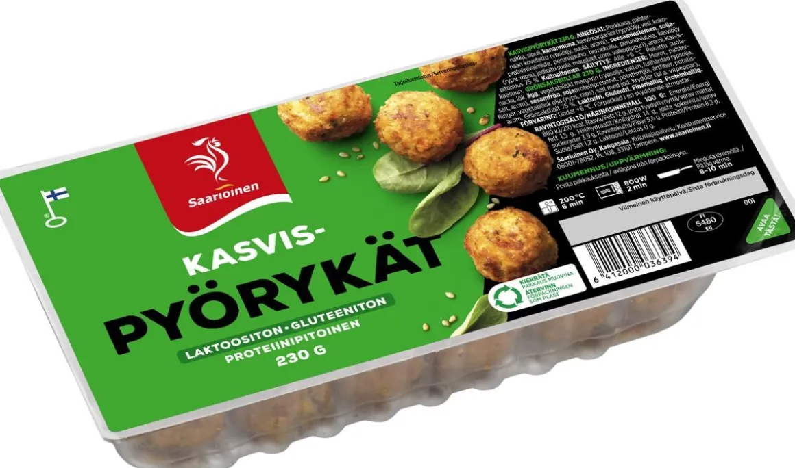 SAARIOINEN KASVISPYÖRYKÄT 230 G