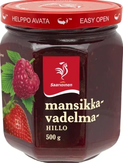 SAARIOINEN MANSIKKA-VADELMAHILLO 500 G
