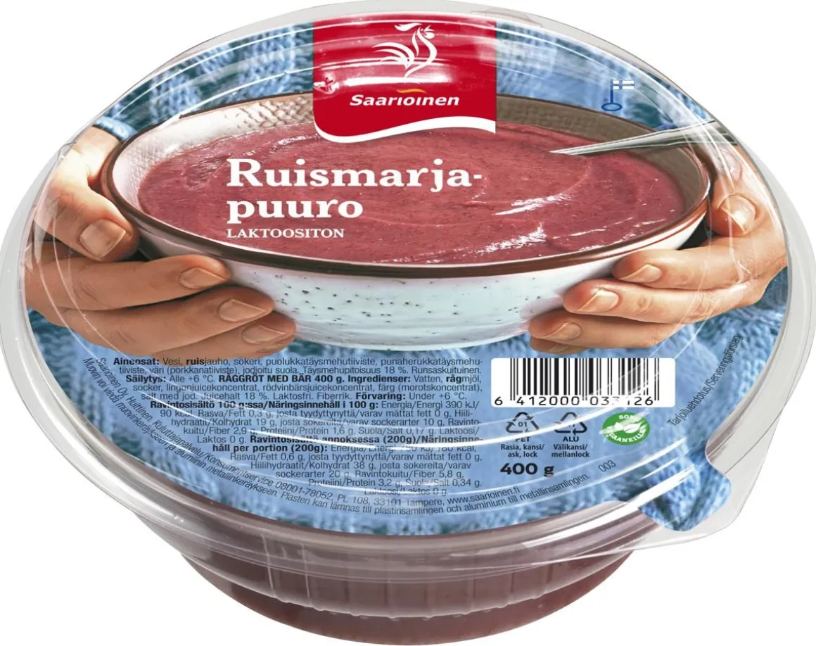 SAARIOINEN RUISMARJAPUURO 400 G
