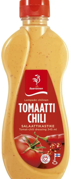SAARIOINEN TOMAATTI-CHILI SALAATTIKASTIKE 345 ML