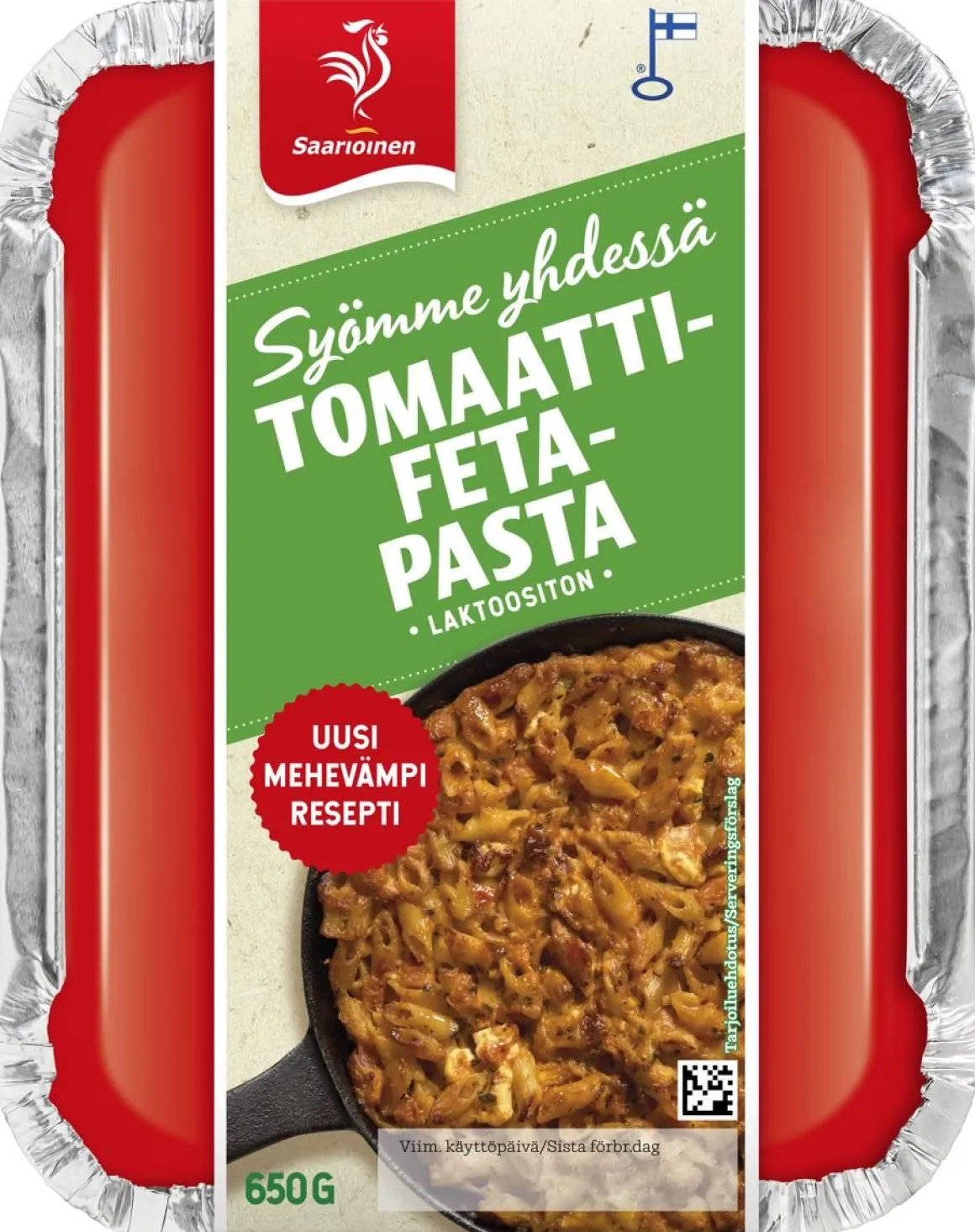 SAARIOINEN TOMAATTI-FETAPASTA 650 G